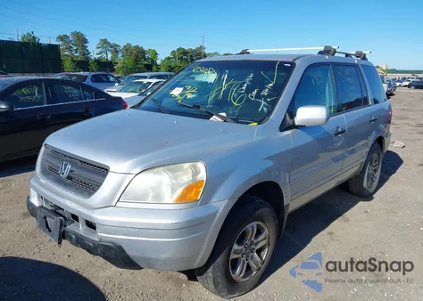 2003 Honda Pilot Ex-L from USA, damaged, VIN 2HKYF18673H567426